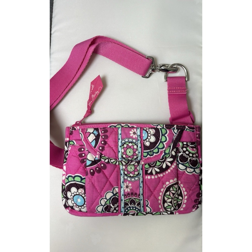 Vera Bradley Cupcake Pink Travel Belt Bag Fanny Pack Adjustable Strap
